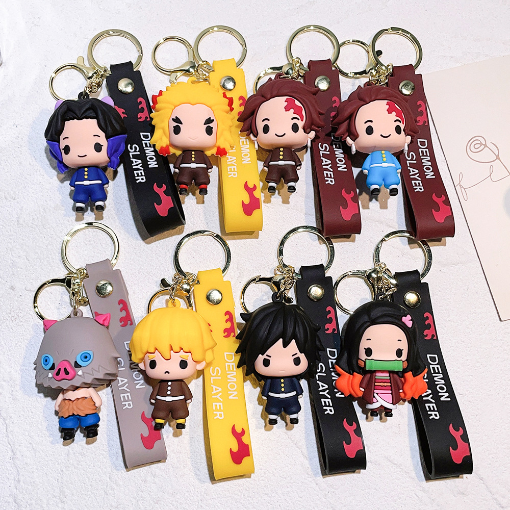 Demon slayer kimets anime keychain