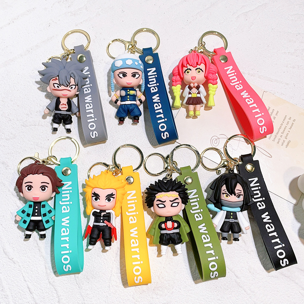 Demon slayer kimets anime keychain