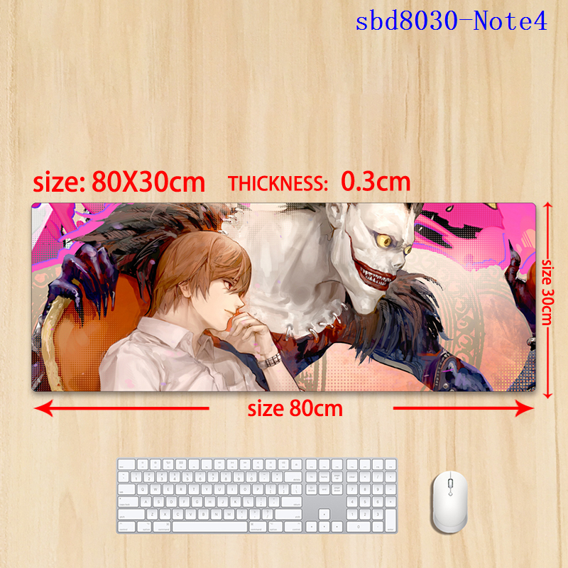 Death Note anime mouse pad 80*30*0.3cm（lockrand）