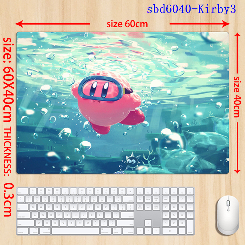 Kirby anime mouse pad 60*40*0.3cm（lockrand）