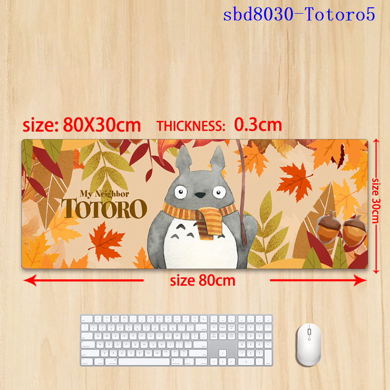 TOTORO anime mouse pad 80*30*0.3cm（lockrand）