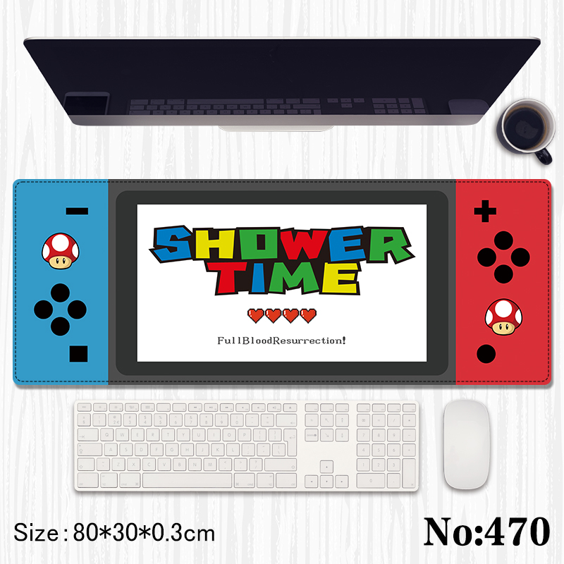 Super Mario anime Mouse pad 80*30*0.3cm