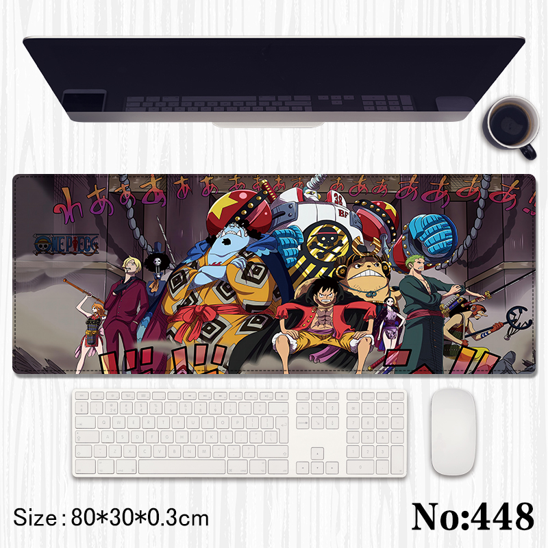 One Piece anime Mouse pad 80*30*0.3cm