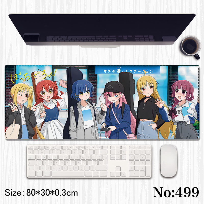 Bocchi the rock anime Mouse pad 80*30*0.3cm