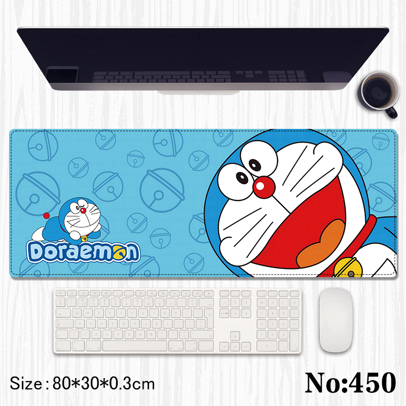 Doraemon anime Mouse pad 80*30*0.3cm