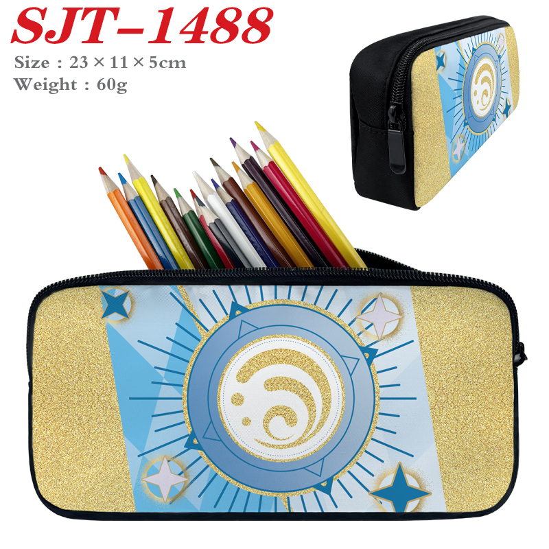 Genshin Impact anime pencil bag