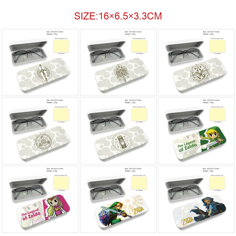 The Legend of Zelda anime glasses case