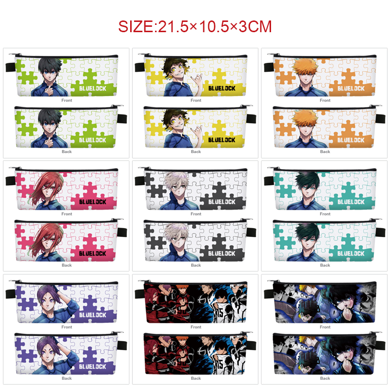 Blue Lock anime pencil bag 21.5*10.5*3cm