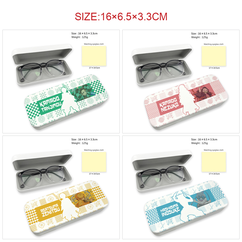 Demon slayer kimets anime glasses case