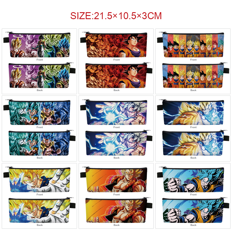 Dragon ball anime pencil bag 21.5*10.5*3cm