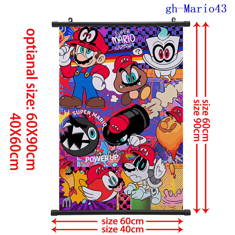 Super Mario anime wallscroll 60*90cm