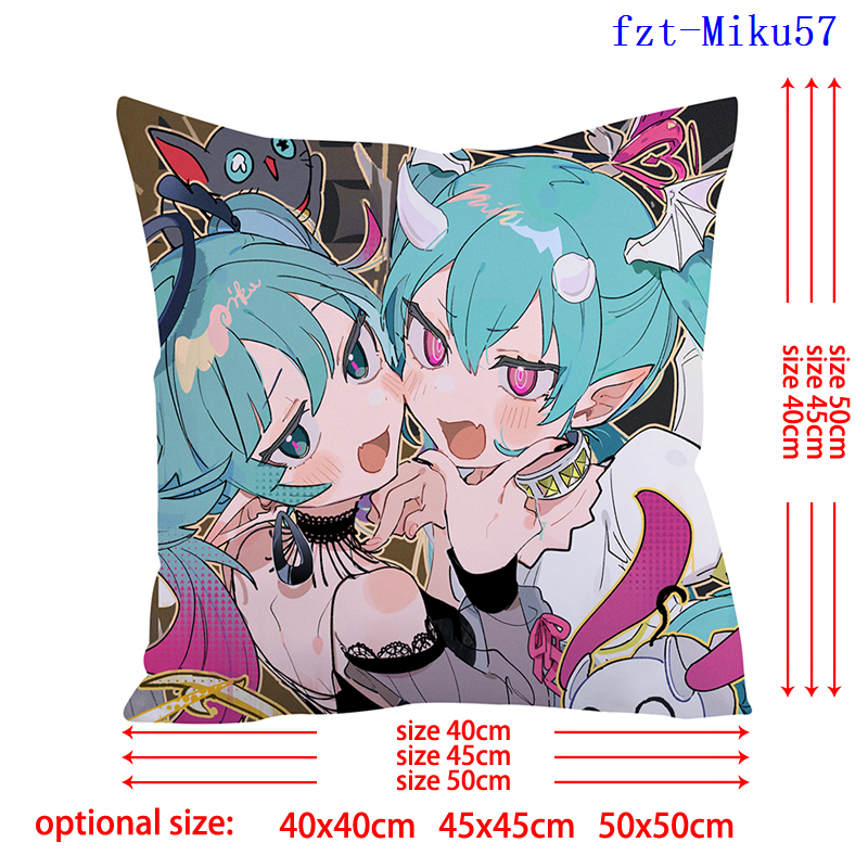 Hatsune Miku anime pillow cushion 45*45cm