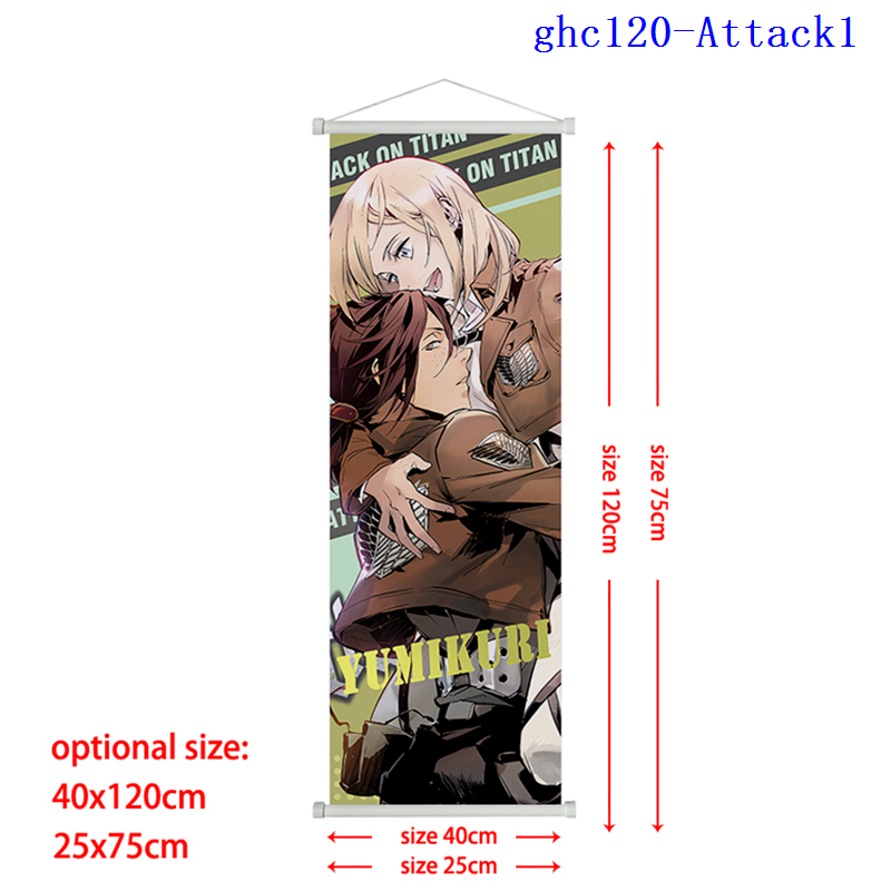 Attack on Titan anime wallscroll 40*102cm