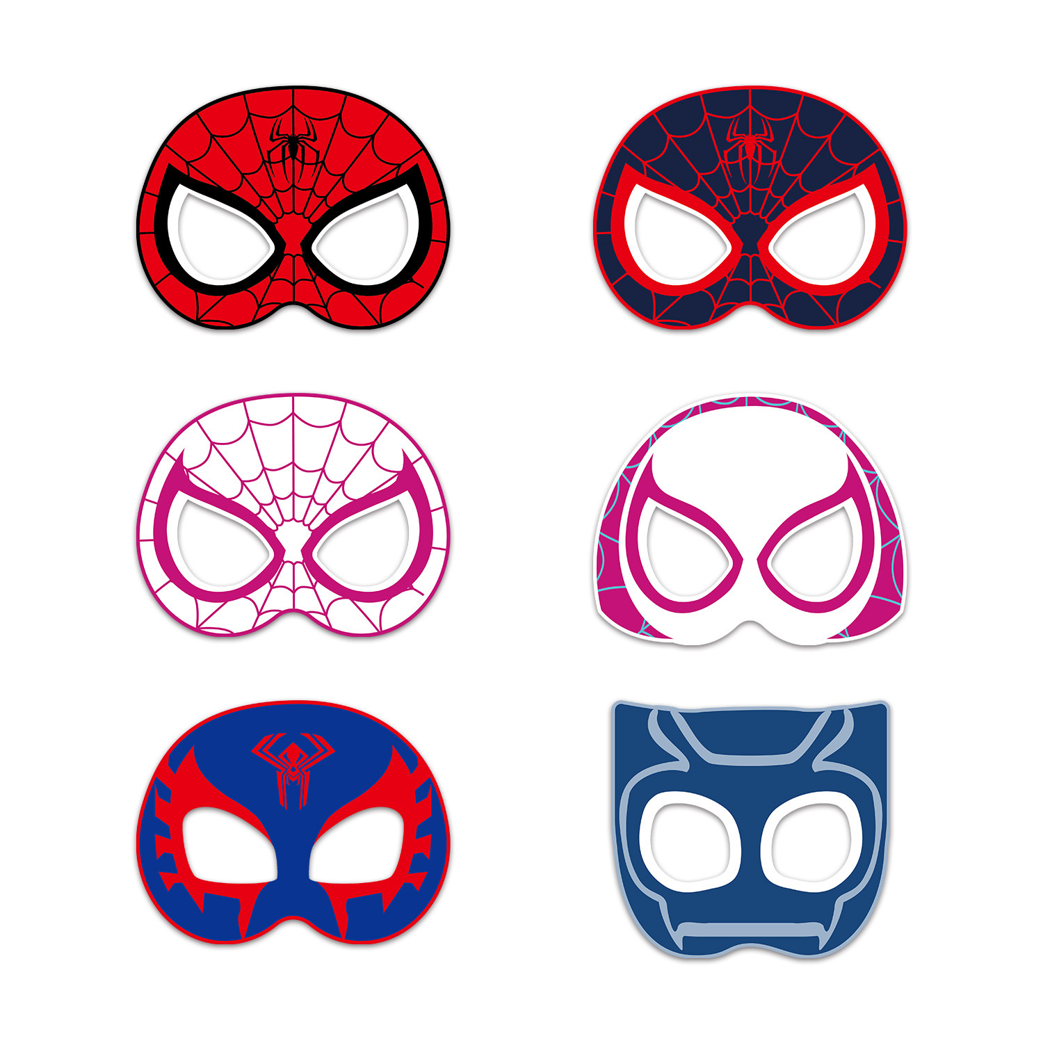 Avengers anime paper mask 60pcs