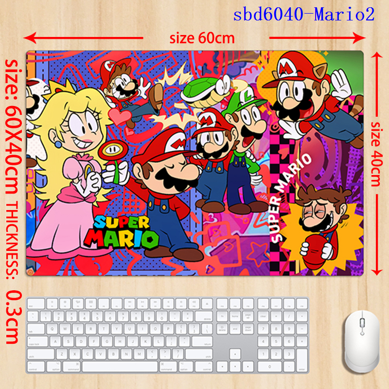 Super Mario anime mouse pad 60*40*0.3cm（lockrand）