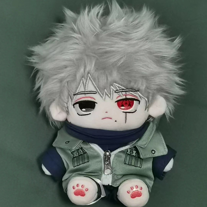 Naruto anime plush doll 20cm+forehead protection (including active skeleton)