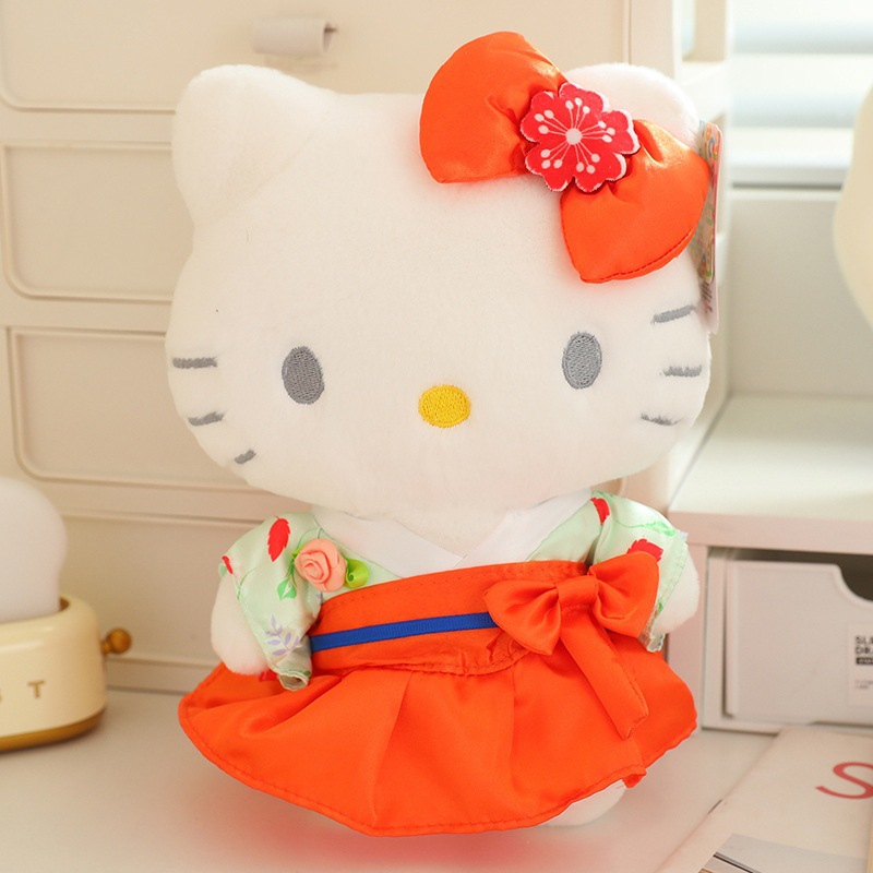 hello kitty anime plush doll 25cm