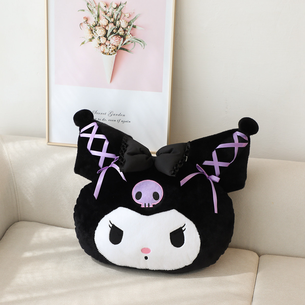 Kuromi anime cushion 40*30cm