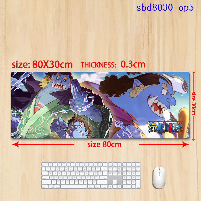 One Piece anime mouse pad 80*30*0.3cm（lockrand）