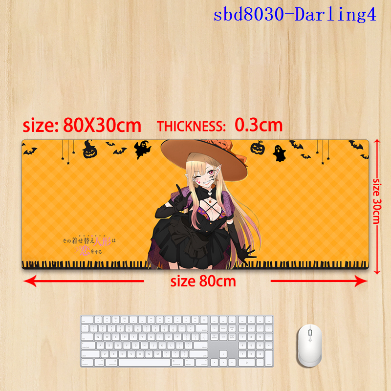 My Hero Academia anime mouse pad 80*30*0.3cm（lockrand）