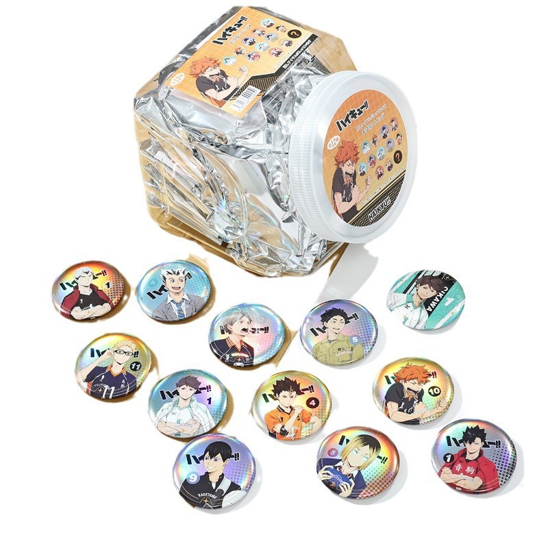 Haikyuu anime badge 58mm 48pcs a set