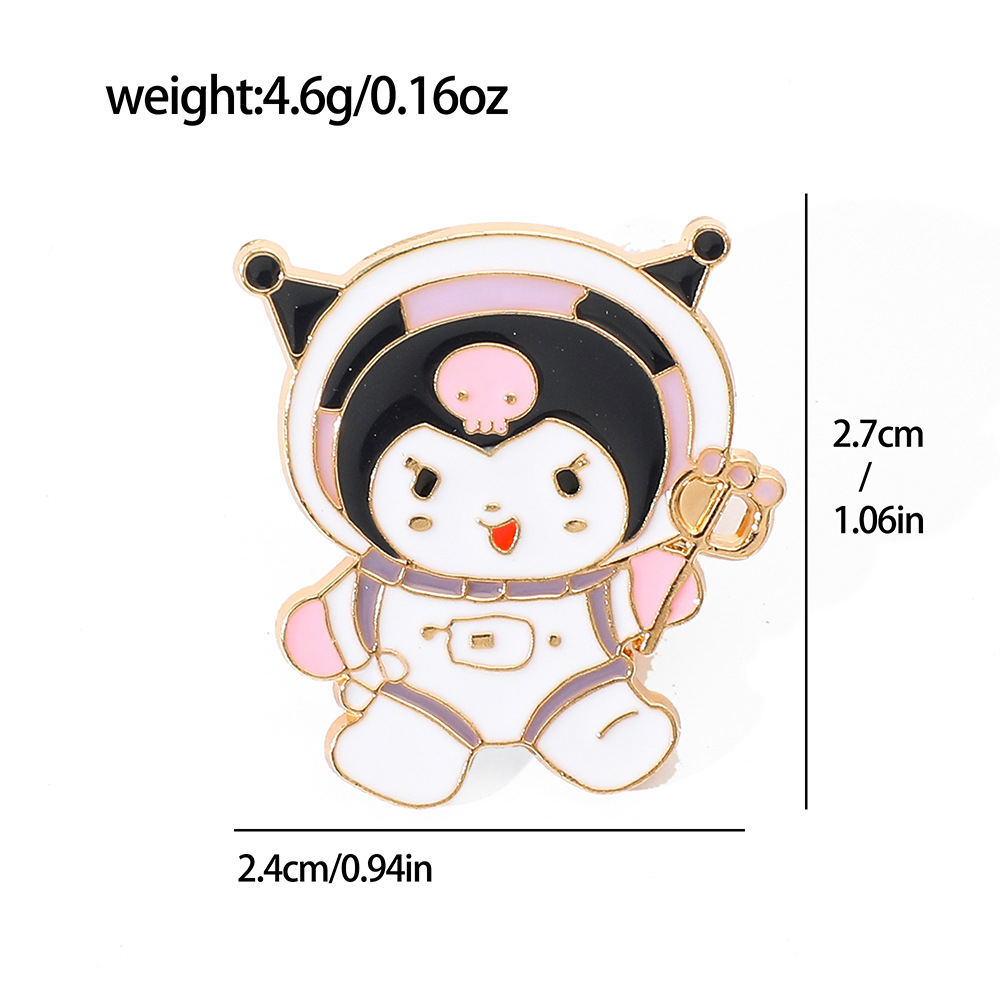 Kuromi anime pin