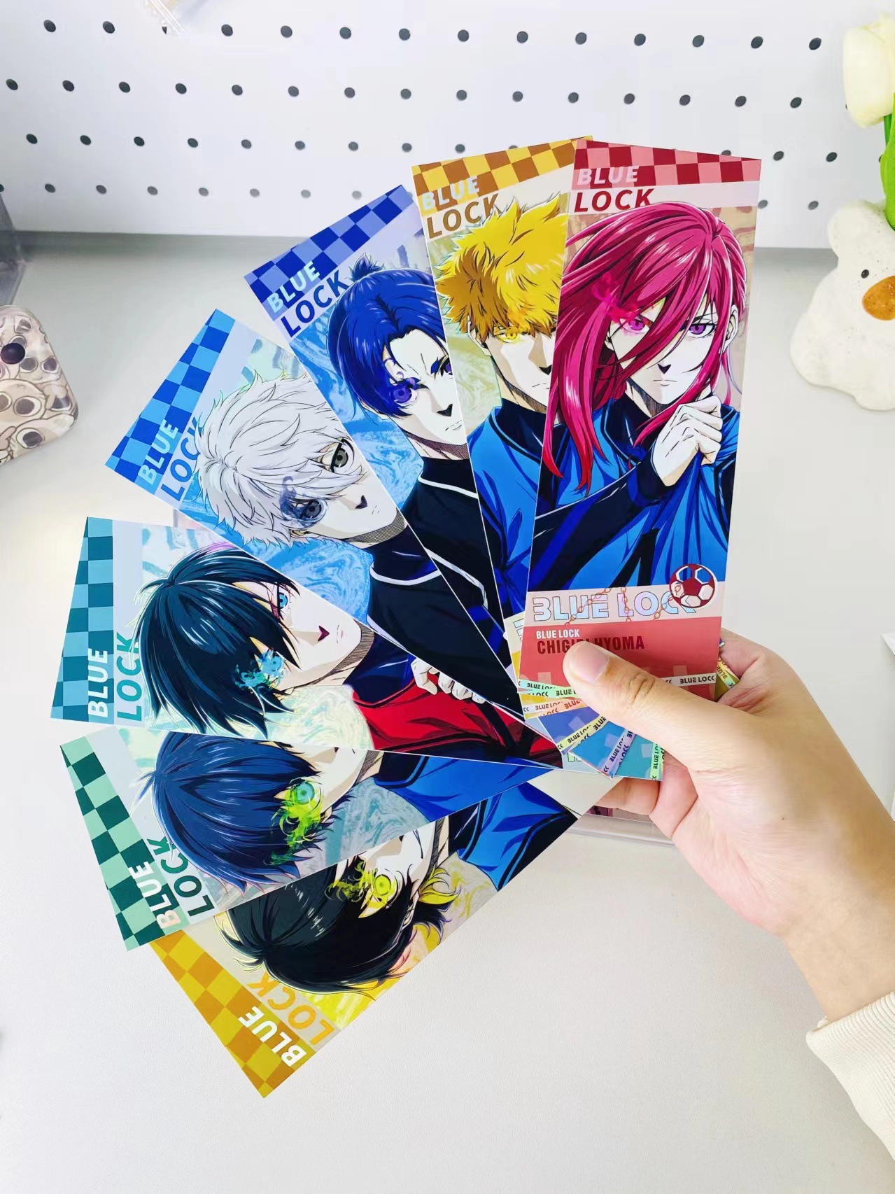 Blue Lock anime UV bookmark