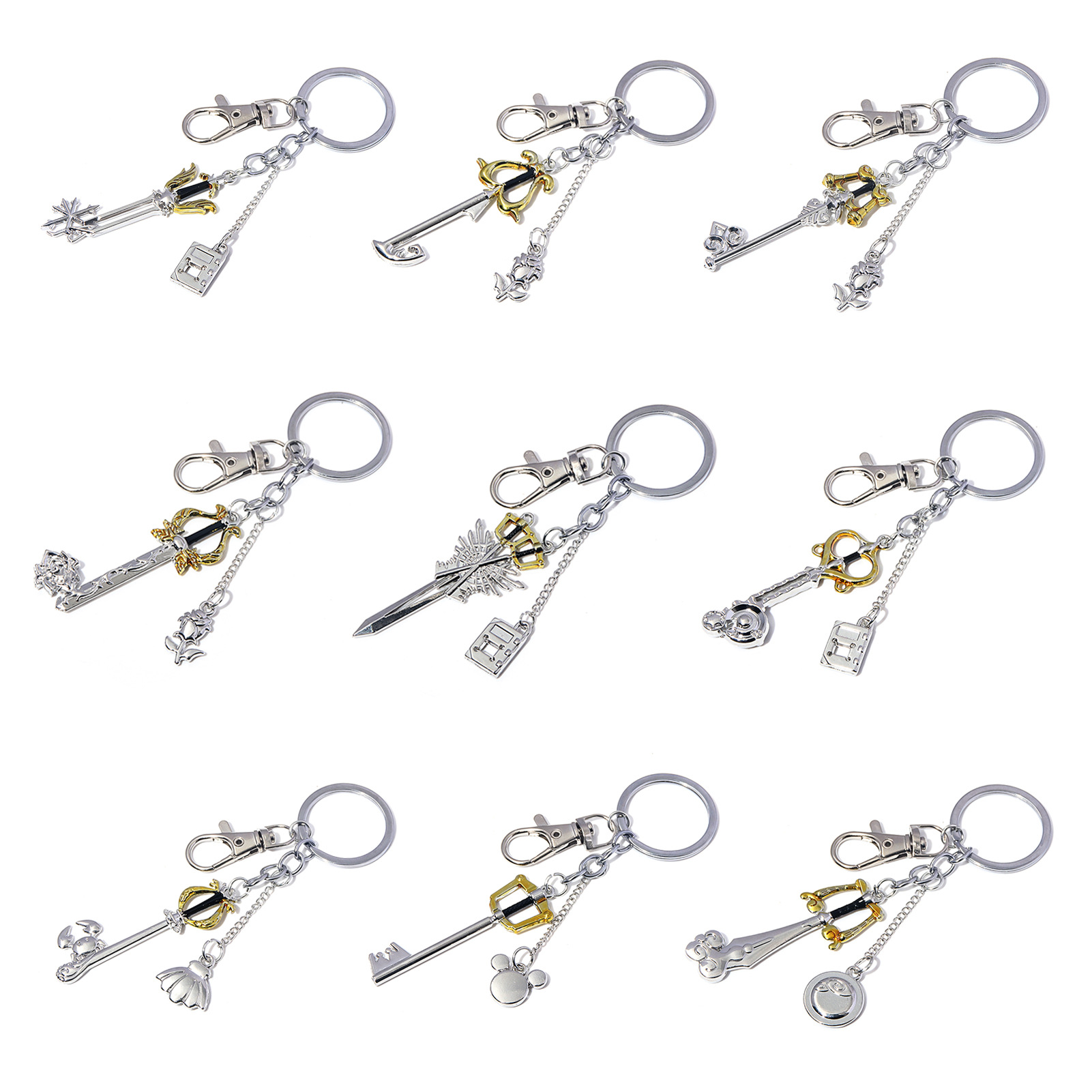 Kingdom hearts anime keychain