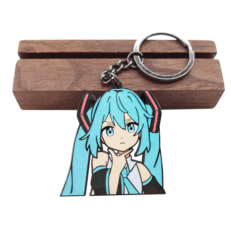 Hatsune Miku anime keychain