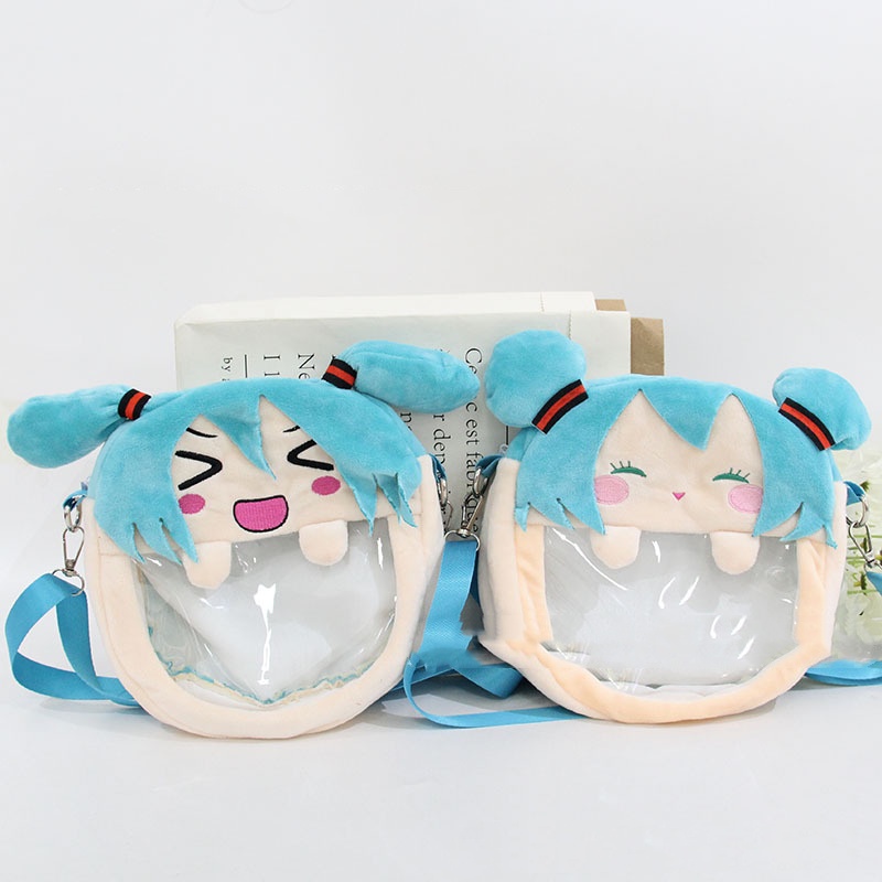 Hatsune Miku anime plush bag