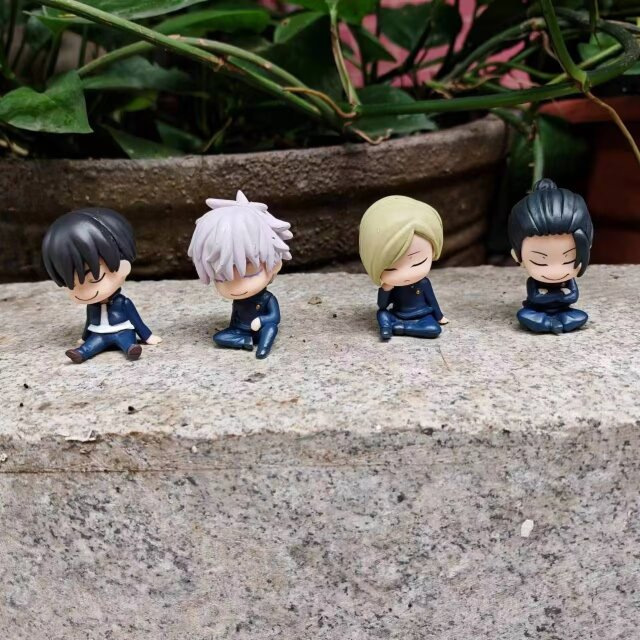 Jujutsu Kaisen anime figure 6cm 4 pcs a set