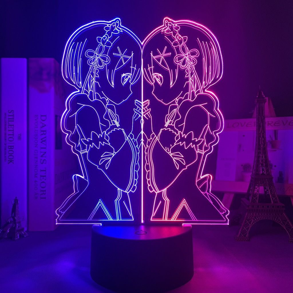 Re Zero Kara Hajimeru Isekai Seikatsu anime  7 colours LED light