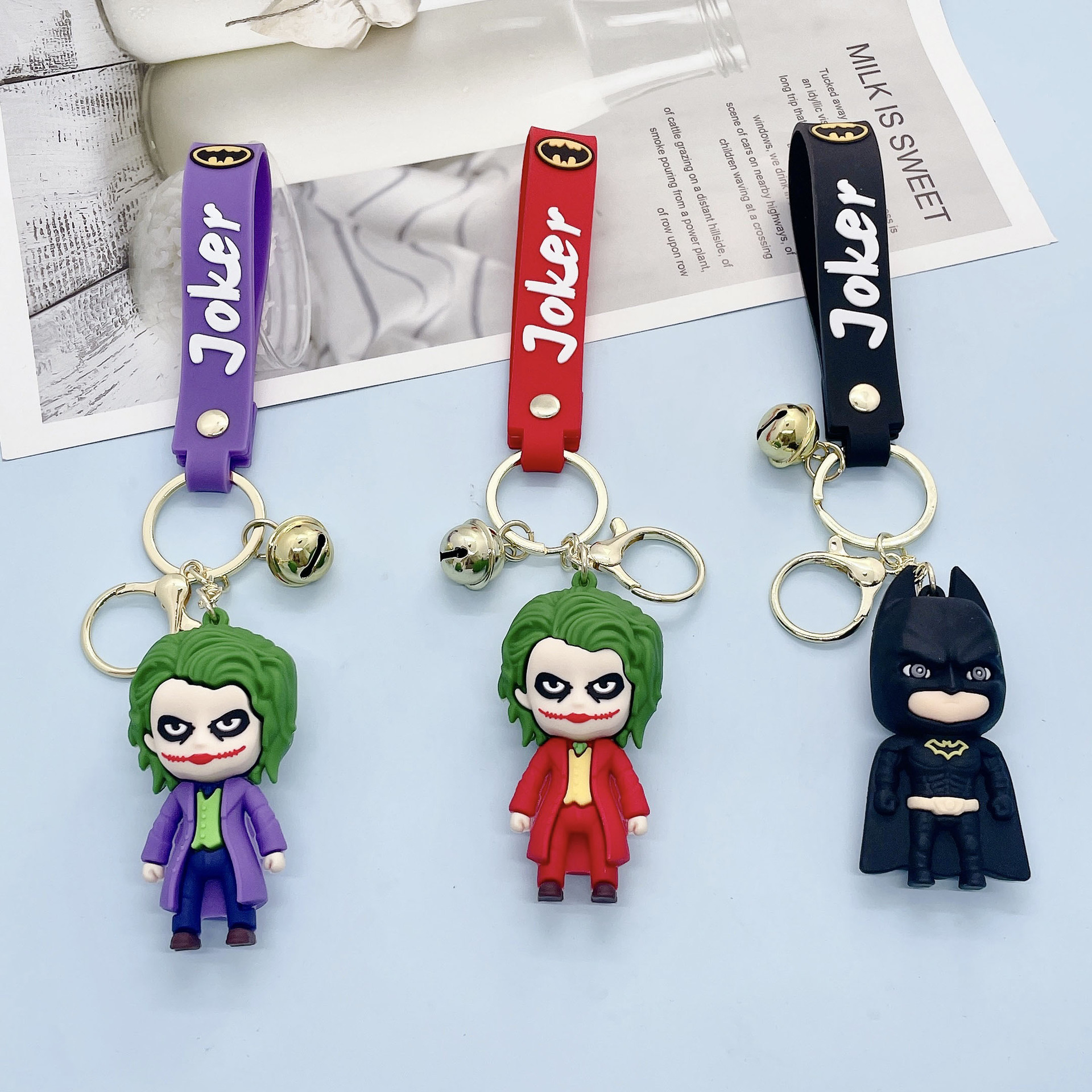 Joker anime keychain