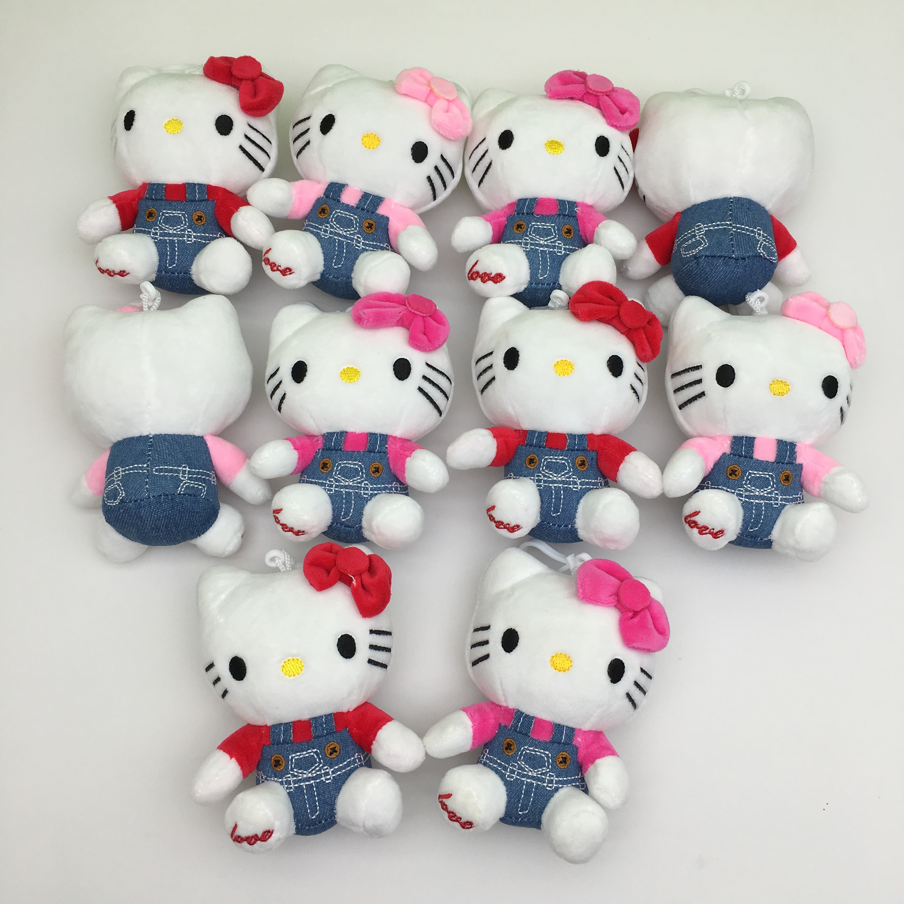 hello kitty anime Plush toy 13cm 10 pcs a set