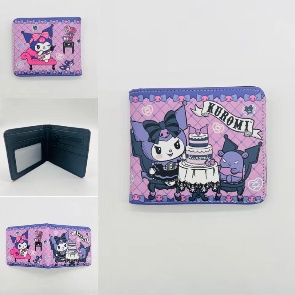 Kuromi anime wallet