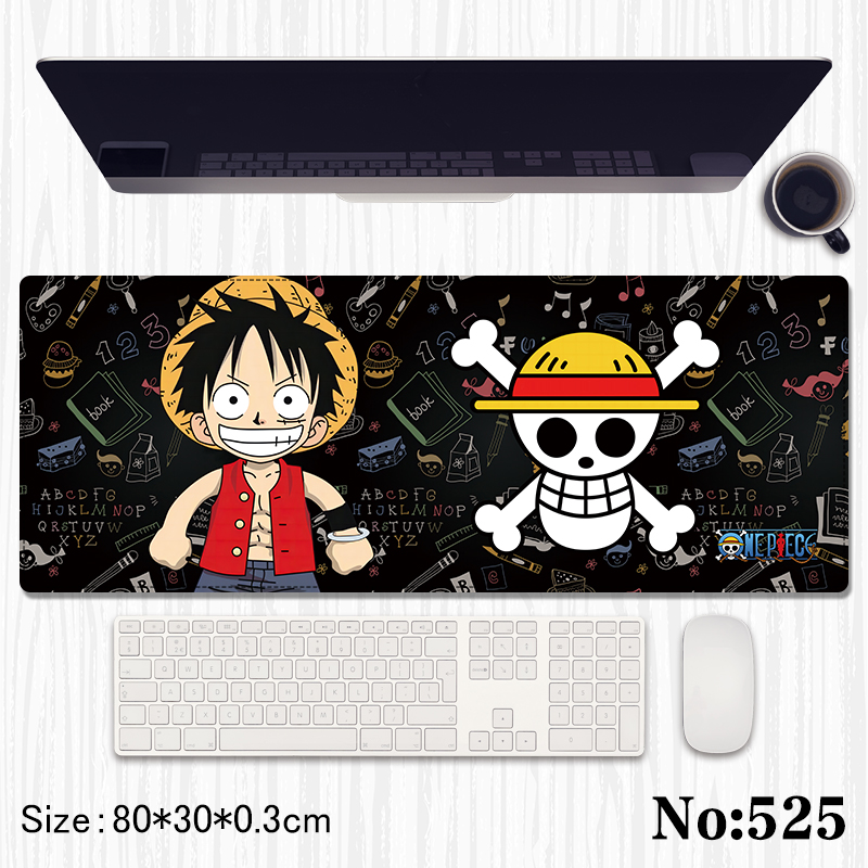 One Piece anime mouse pad 80*30*0.3cm