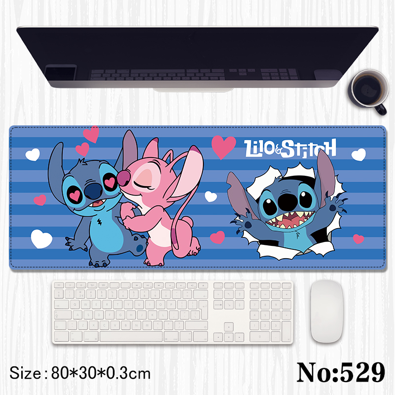 stitch anime mouse pad 80*30*0.3cm