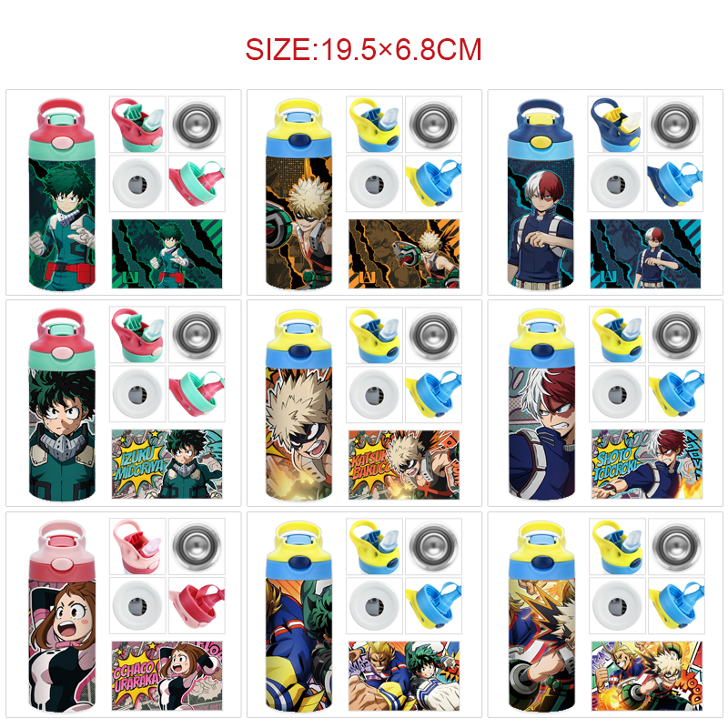 My Hero Academia anime vacuum cup