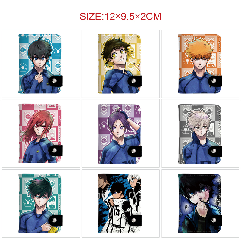 Blue Lock anime wallet 12*9.5*2cm