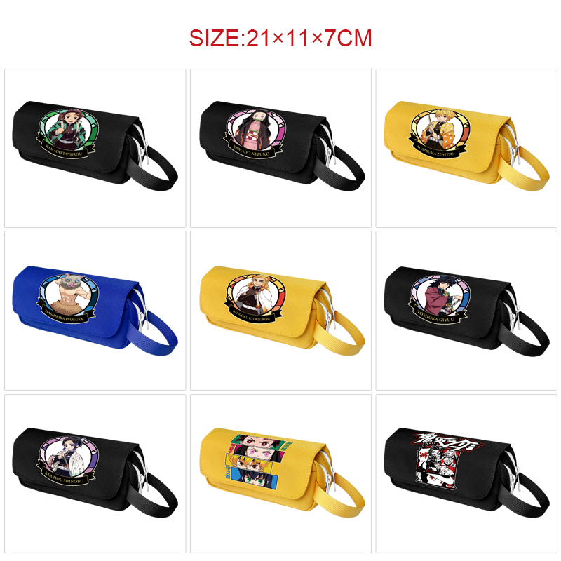 Demon slayer kimets anime pencil bag 21*11*7cm