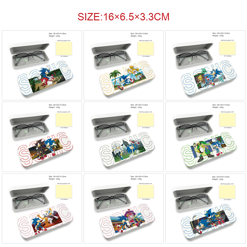 Sonic anime glasses case