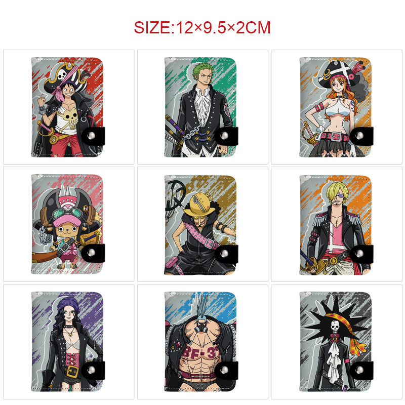 One Piece anime wallet 12*9.5*2cm