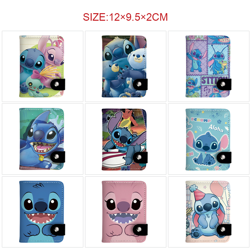 stitch anime wallet 12*9.5*2cm