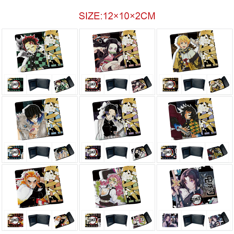 Demon slayer kimets anime wallet 12*10*2cm