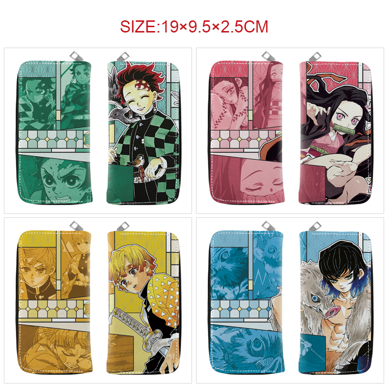 Demon slayer kimets anime wallet 19*9.5*2.5cm