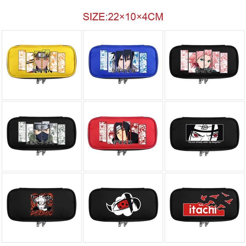 Naruto anime pencil bag 22*10*4cm