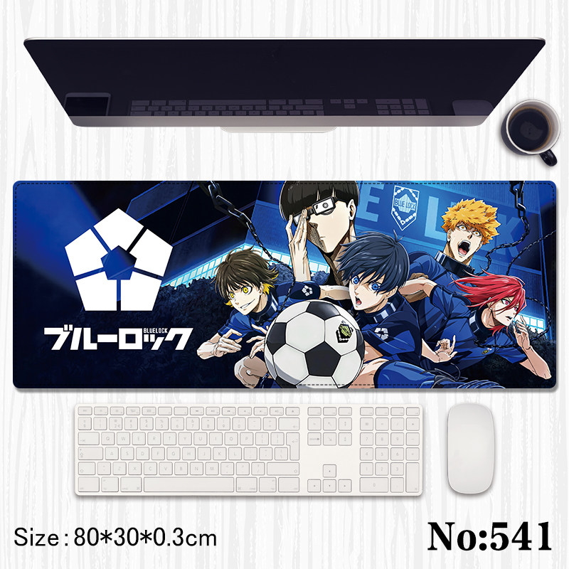 Blue Lock anime Mouse pad 80*30*0.3cm