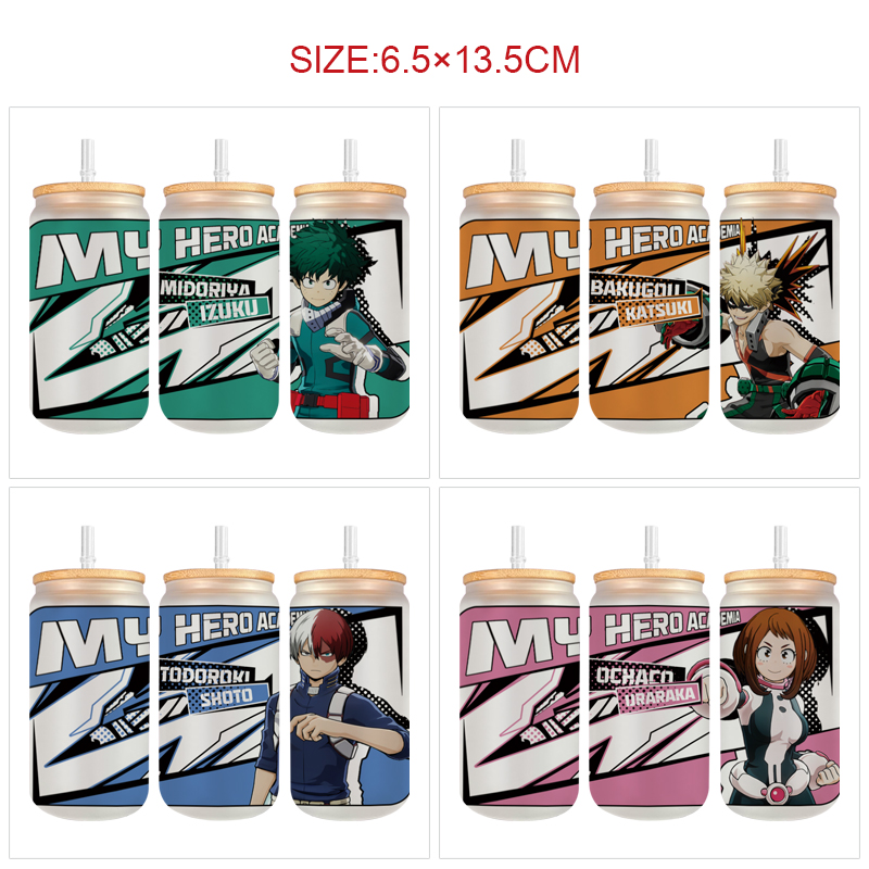 My Hero Academia anime glass 350ml