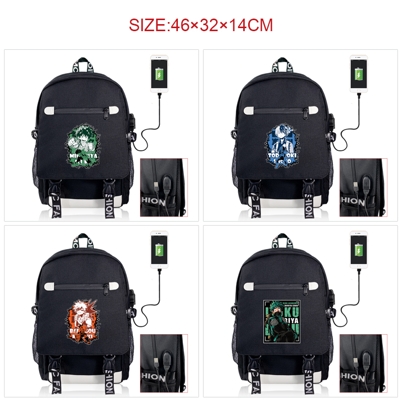 My Hero Academia anime Backpack