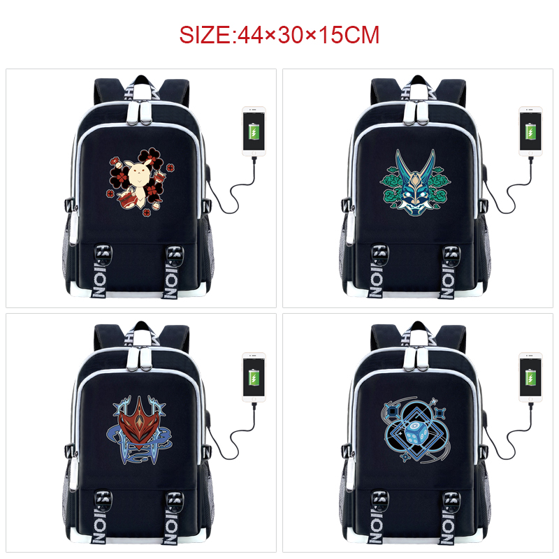 Genshin Impact anime Backpack